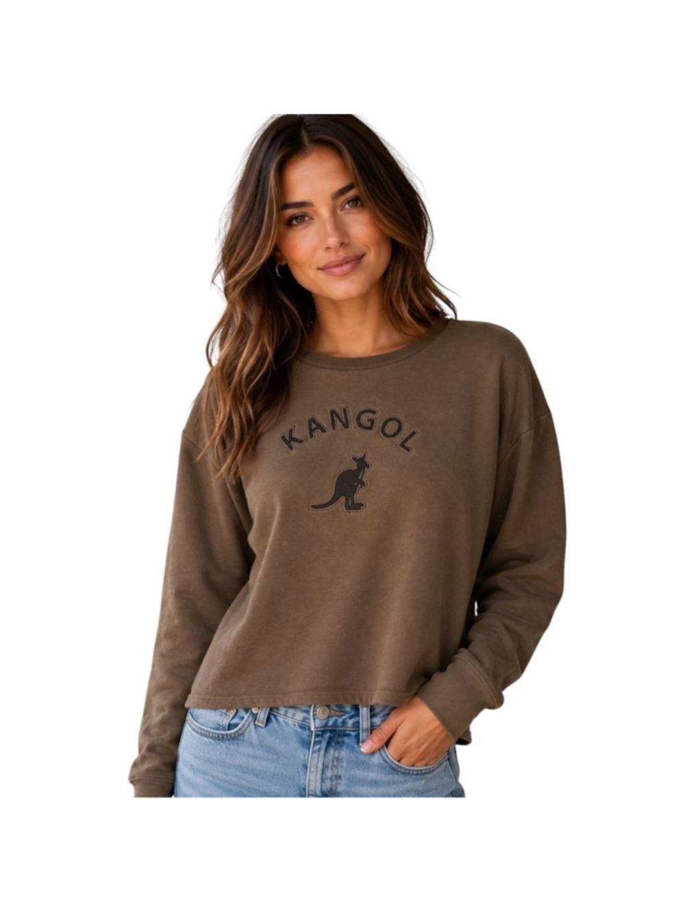 Kangol Brown Sweatshirt Size XL